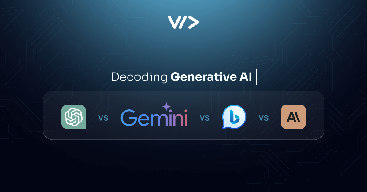 Decoding Generative AI: ChatGPT vs. Gemini vs. Bing Chat vs. Claude