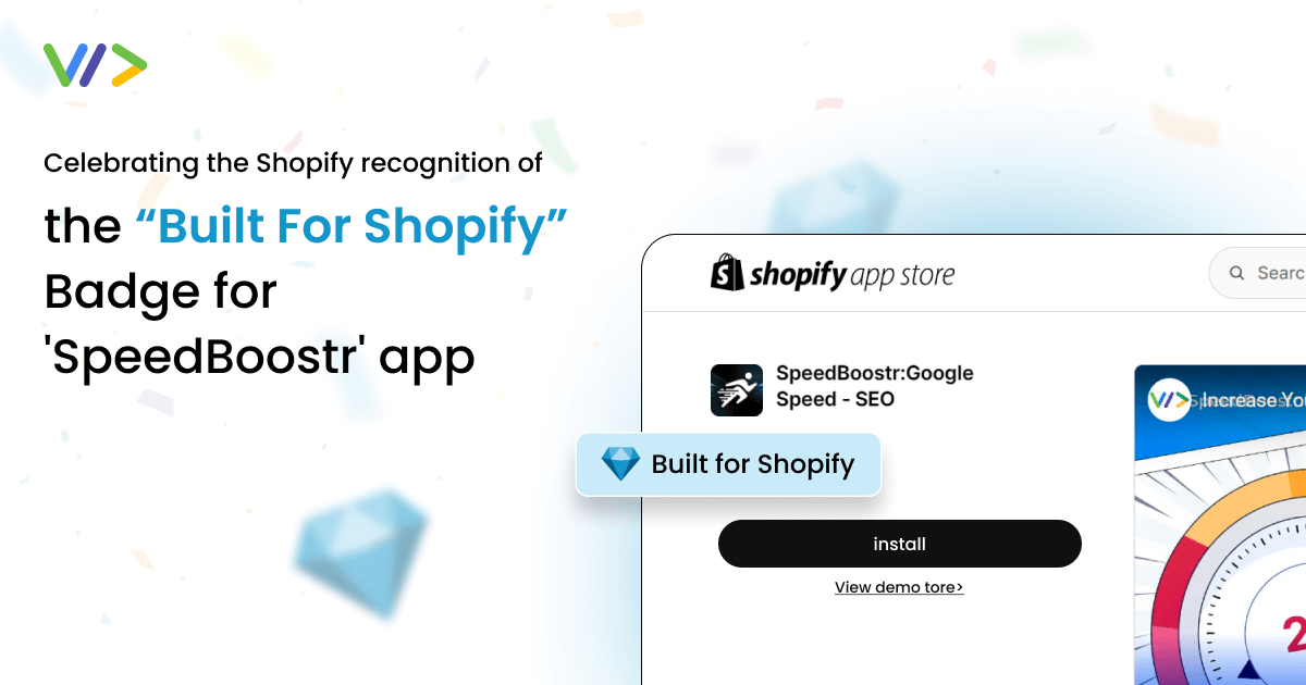 Celebrating the Shopify recognition of the “Built For Shopify” Badge for SpeedBoostr app